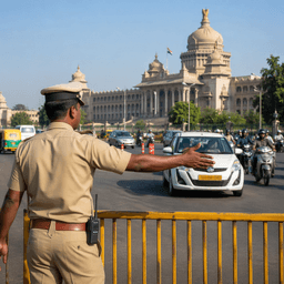 कर्नाटक CM के शपथ ग्रहण समारोह के लिए बेंगलुरु में ट्रैफिक पर बड़ी पाबंदियां