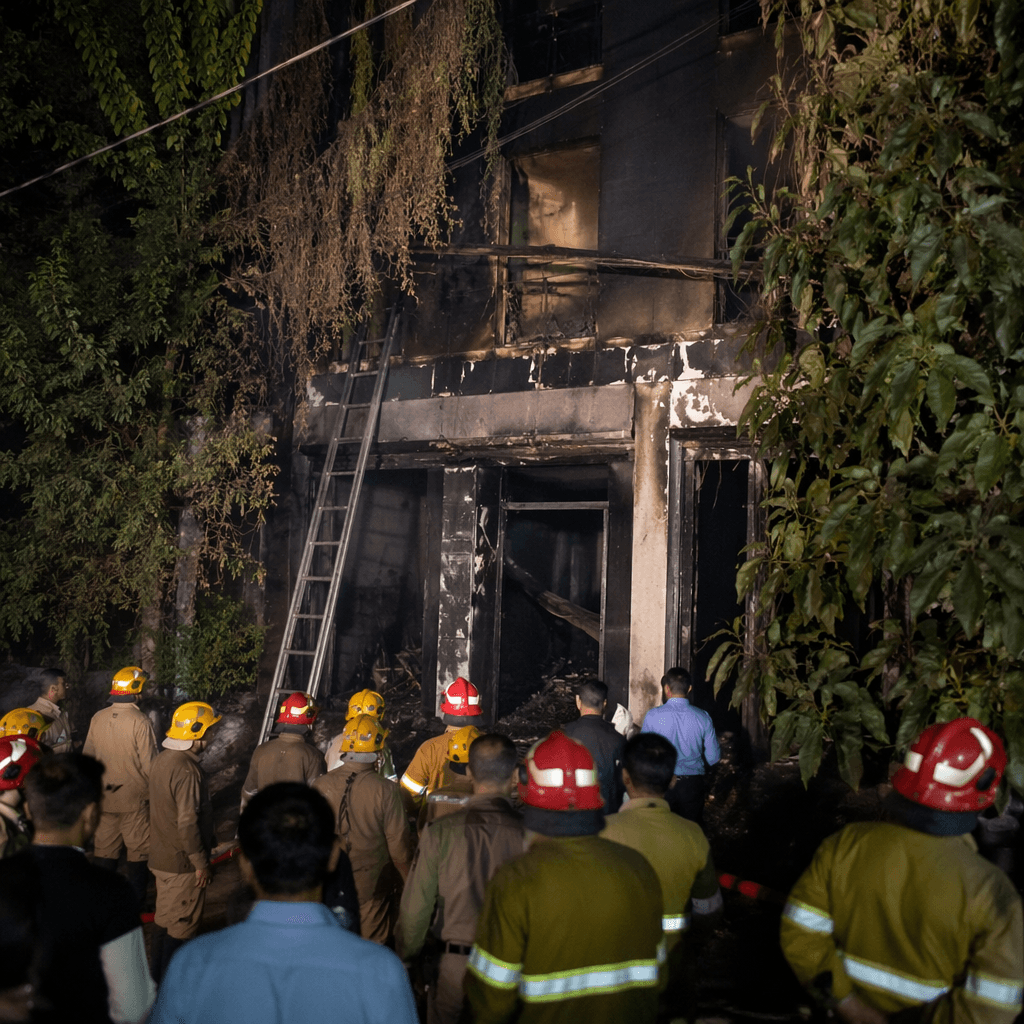 Delhi Hotel Fire: 21 Dead, Rescue Operations Underway
