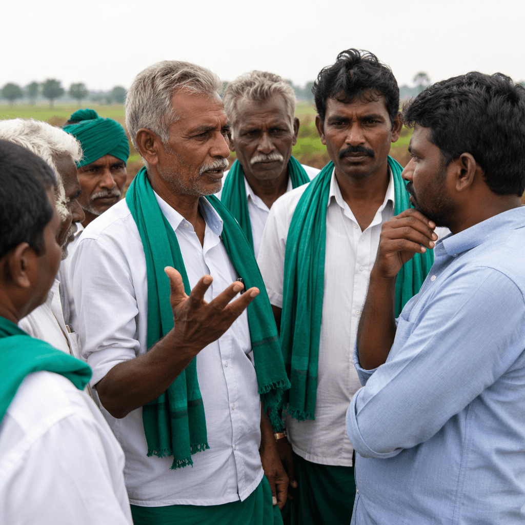 Farmers Express Concerns Over Parandur Airport Project Uncertainty
