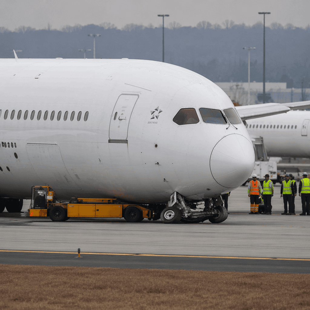 Lufthansa Boeing 787 Nose Gear Collapse at Frankfurt Airport Injures Several