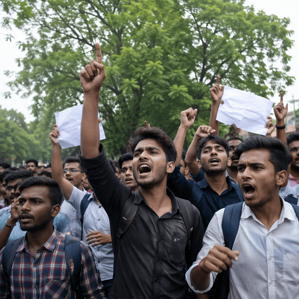 Patna Students Protest Demanding Roshan Anand's Release Amid Coaching Controversy