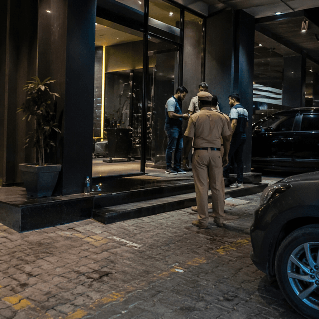 Scene of the firing outside the gym endorsed by Guru Randhaw · NewsDarpan AI