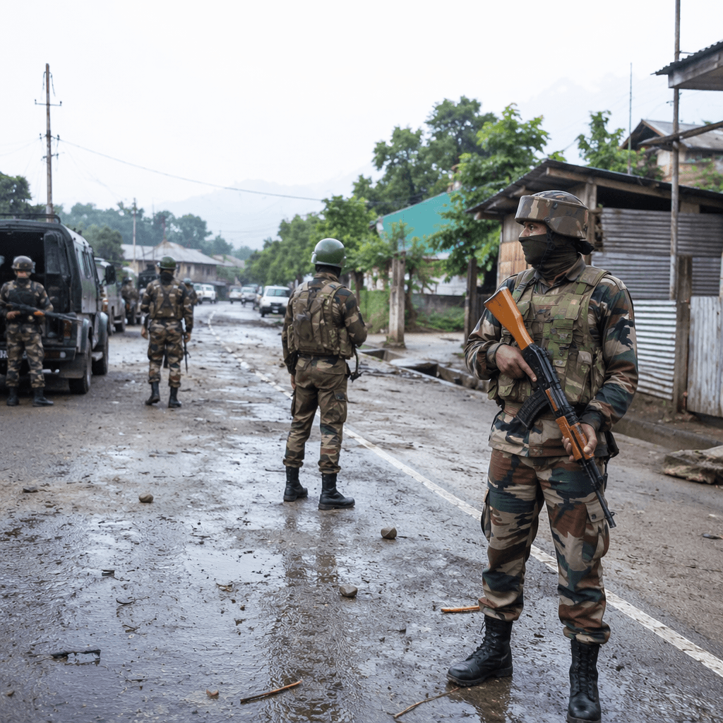 Security forces deployed in Manipur following militant attac · NewsDarpan AI