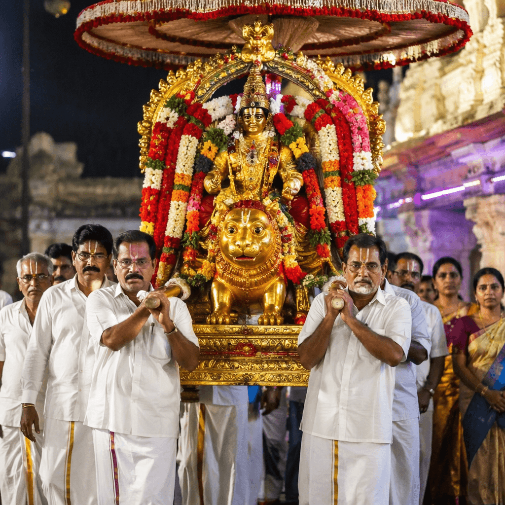 2,700-Year-Old ‘Munivahana Seva’ Reenacted in Tirupati to Promote Caste Equity
