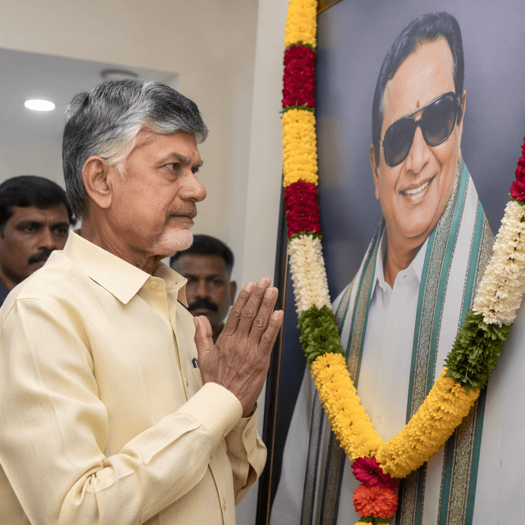 Chandrababu Naidu Advocates Bharat Ratna for NTR Amid Reflection on Their Complex Relations