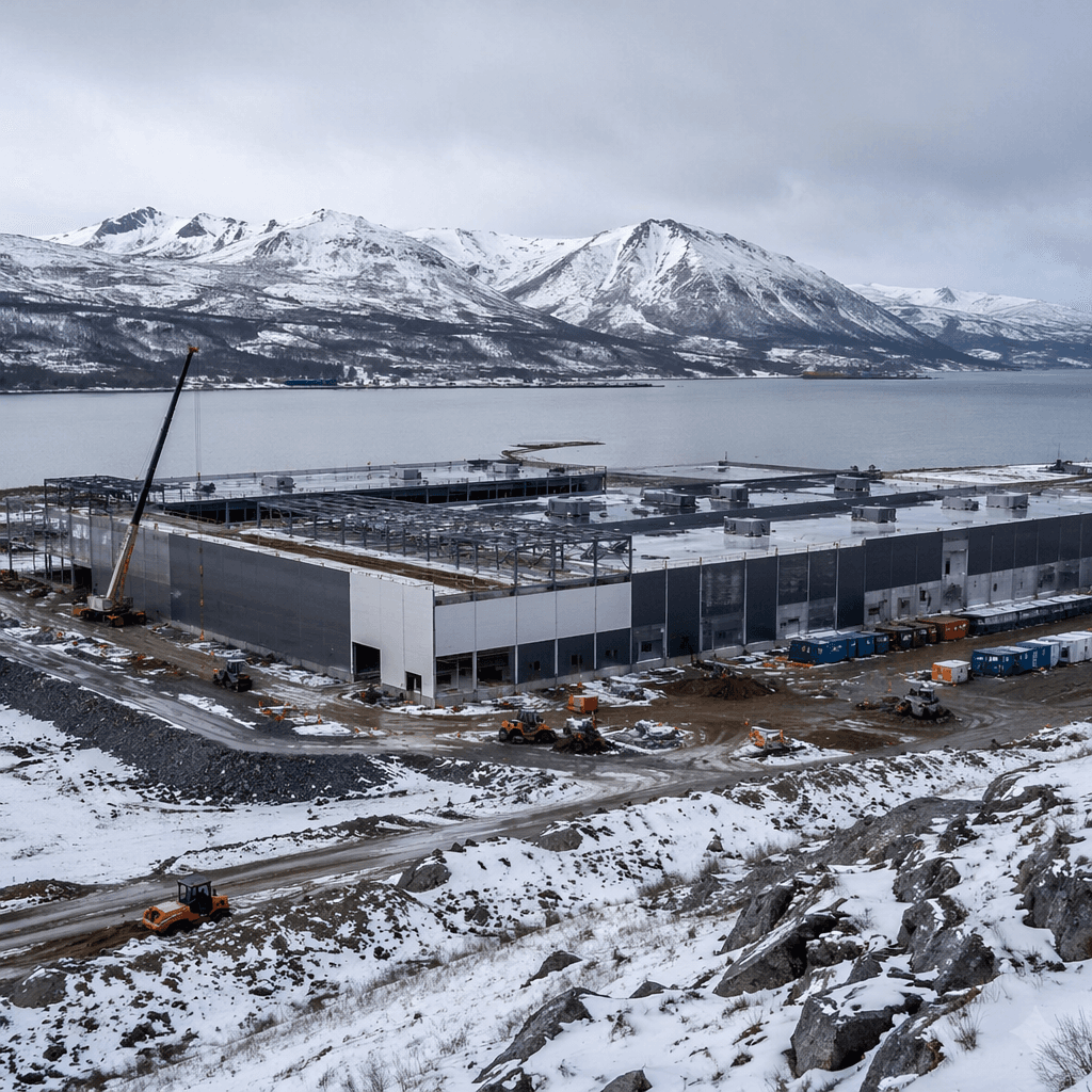 Europe's Largest AI Data Center Under Construction in Norway's Narvik