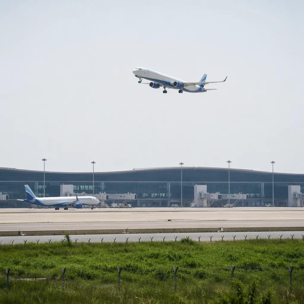 First Flights Begin from Noida's Jewar Airport; Farmers Meet CM Yogi