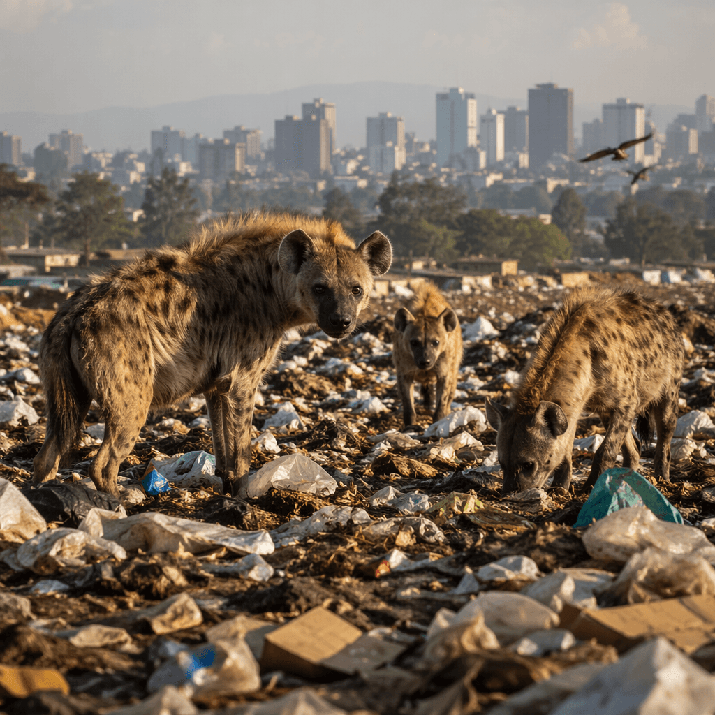 Hyenas Help Manage Urban Waste in Ethiopian City
