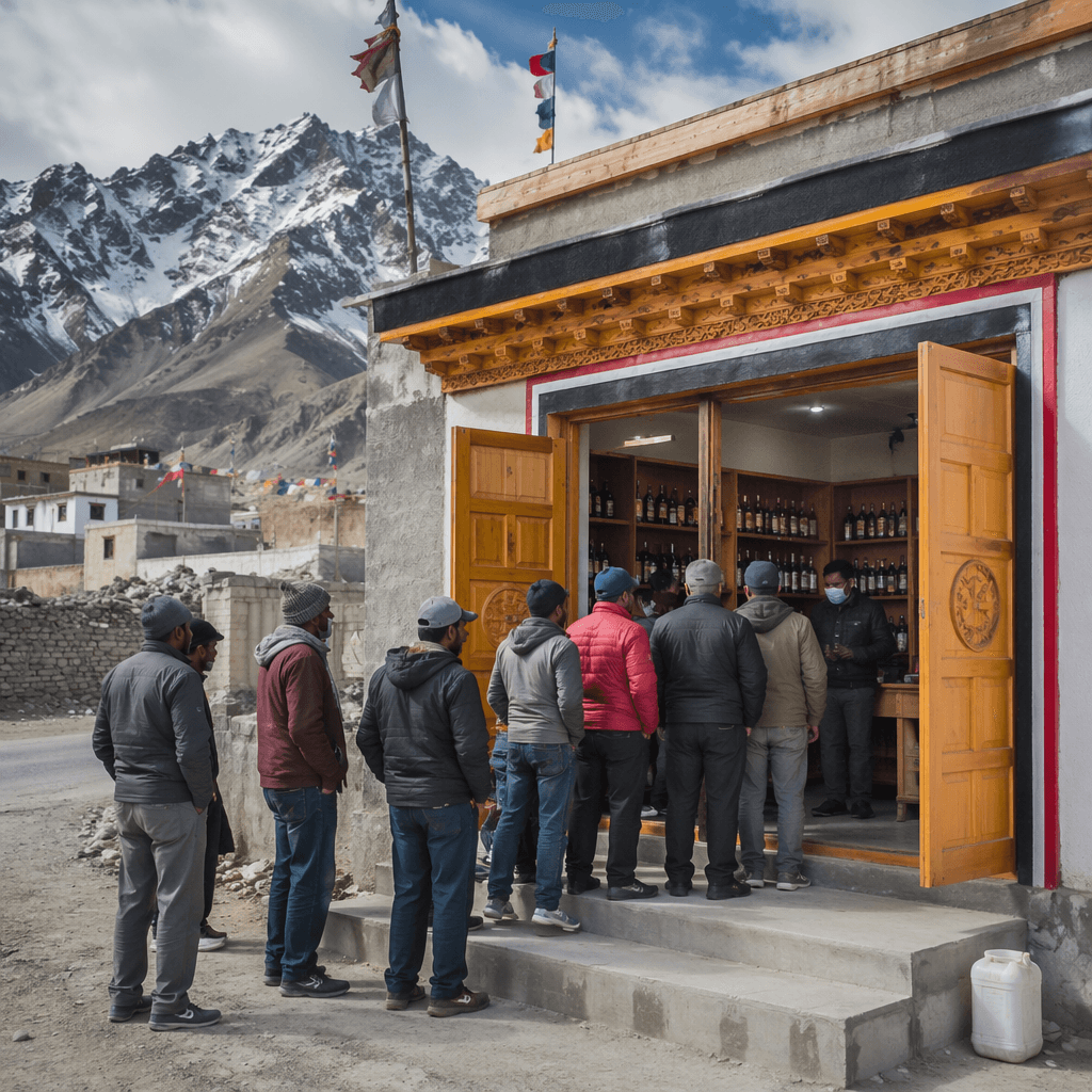 लद्दाख में नई एक्साइज पॉलिसी लागू, शराब की दुकानों की संख्या...