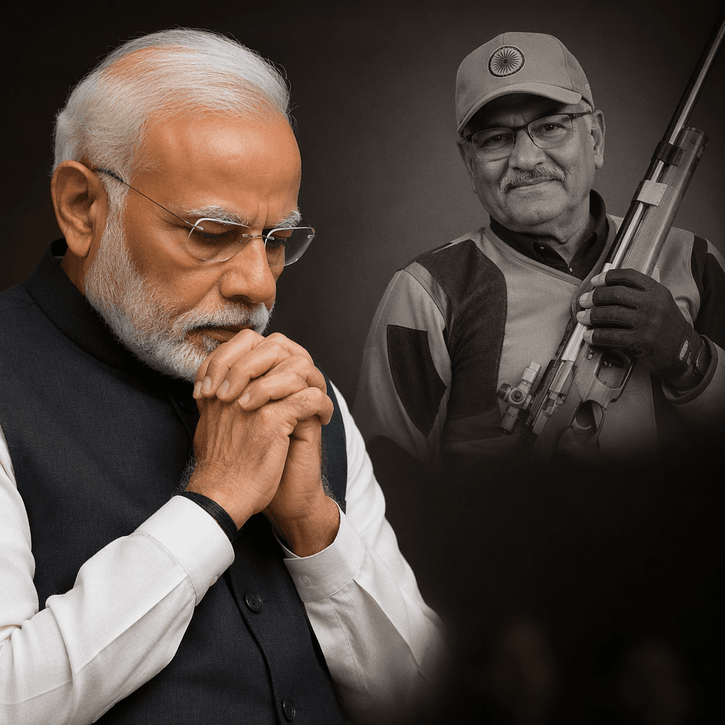 PM Modi mourns the passing of shooting legend Jaspal Rana