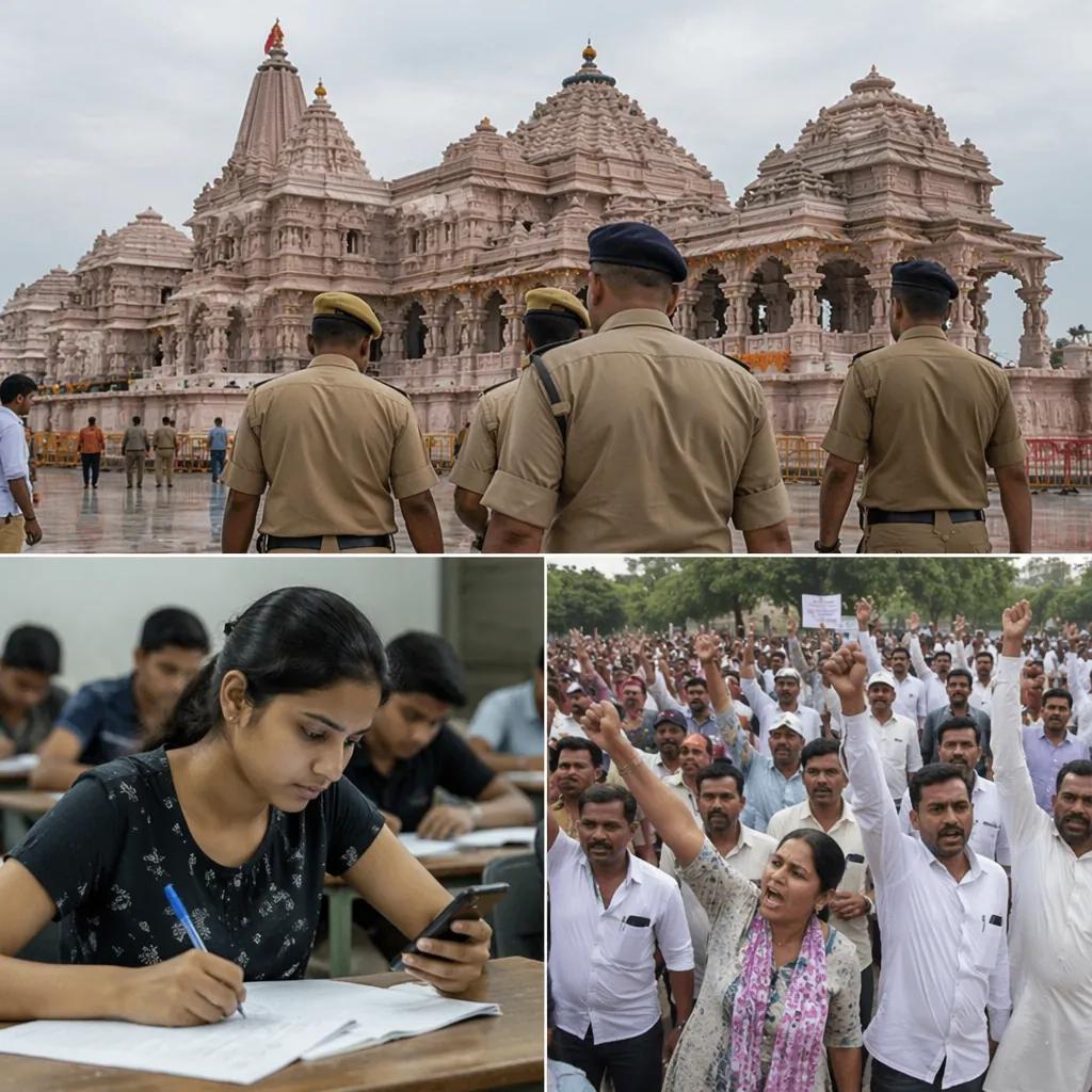 Ram Mandir Theft Allegations, NEET Telegram Ban, and Teacher