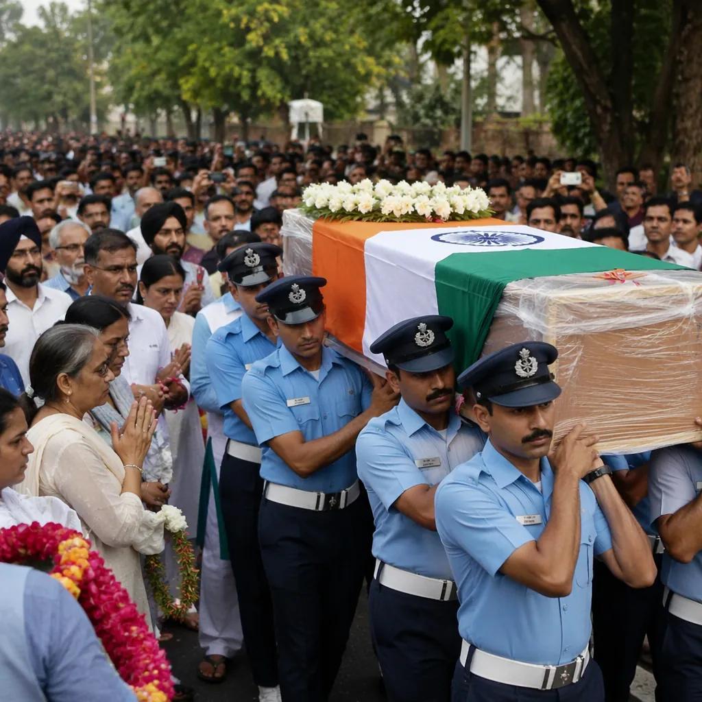 Squadron Leader Prashant Singh Laid to Rest in Dehradun After AN-32