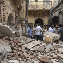 Building Collapse Near Banke Bihari Temple in Vrindavan: 9 Injured, 4 Critical