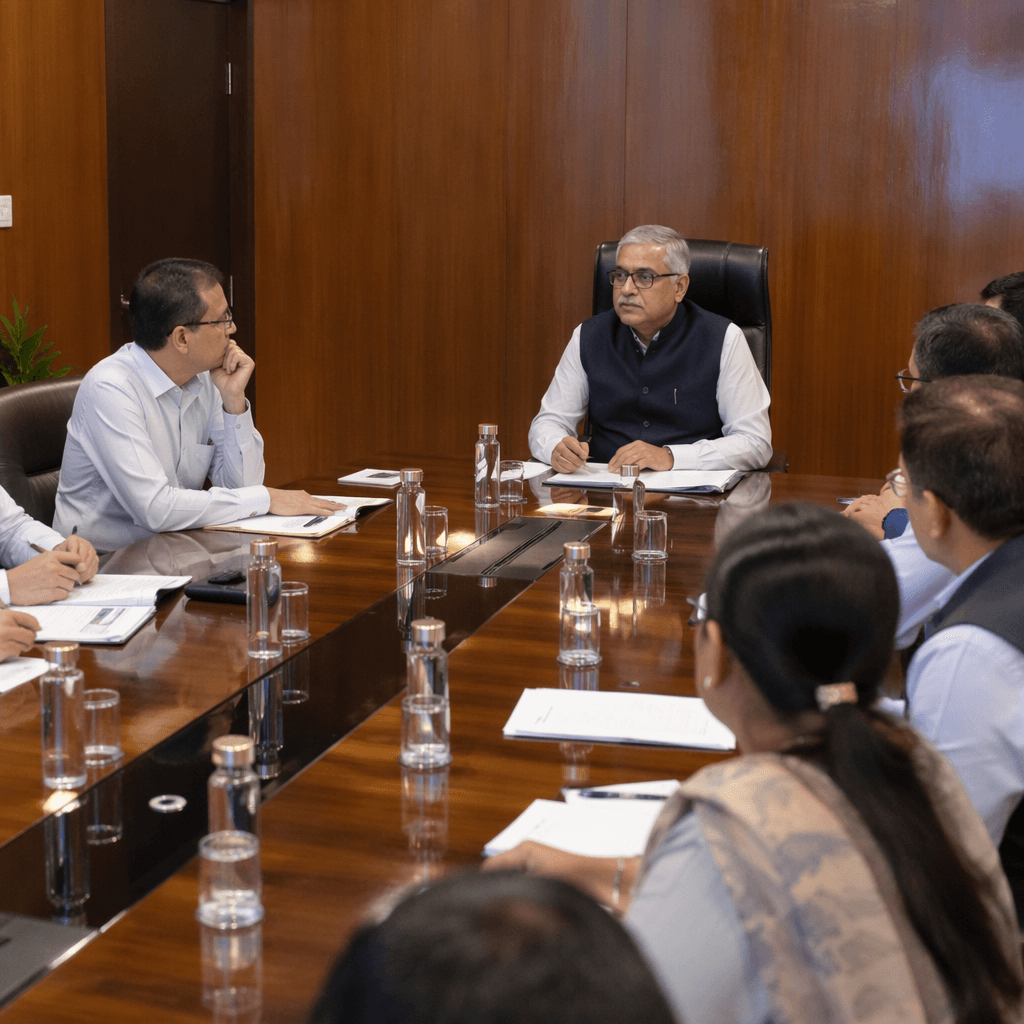 Cabinet Secretary Reviews NEET Re-Exam Preparations · NewsDarpan AI