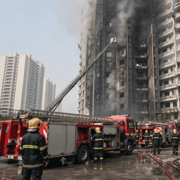Fire Breaks Out in Noida High-Rise, Residents Evacuated