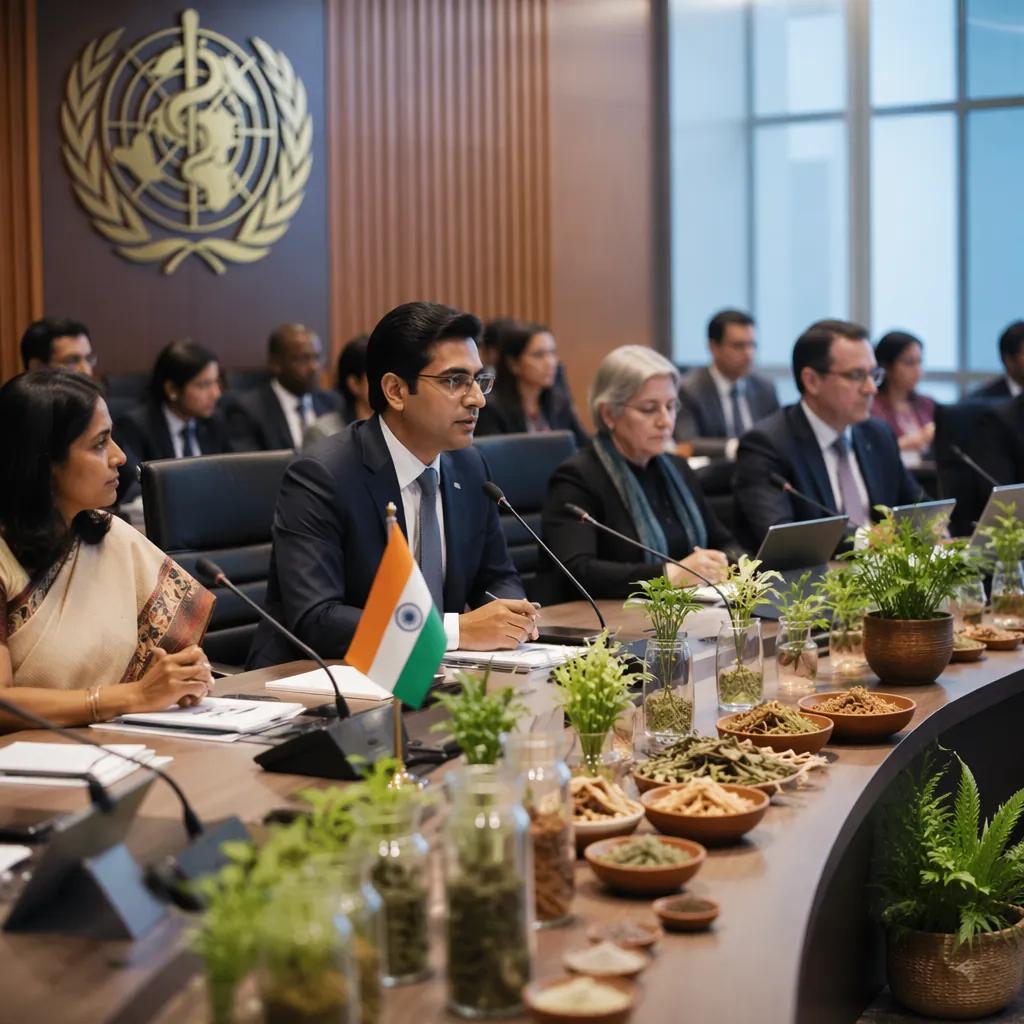 India joins WHO meeting on herbal pharmacopoeia standards · NewsDarpan AI