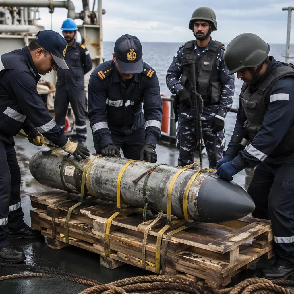 Indian Navy safely removes missile warhead from oil tanker n · NewsDarpan AI
