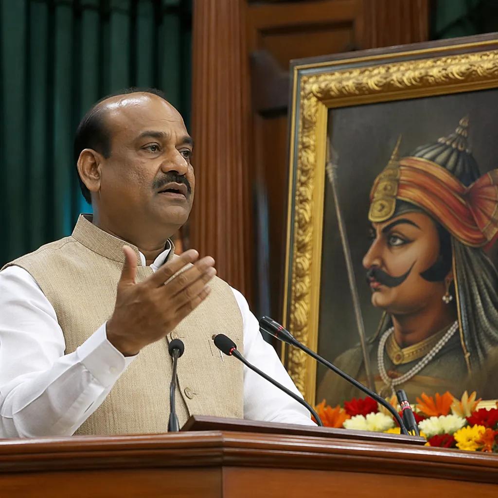 Lok Sabha Speaker Highlights Maharana Pratap’s Legacy · NewsDarpan AI
