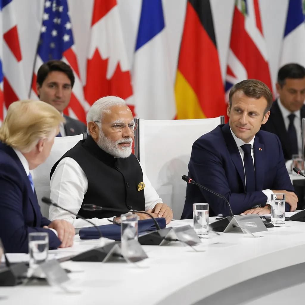 PM Modi joins G7 session in France on global partnerships · NewsDarpan AI