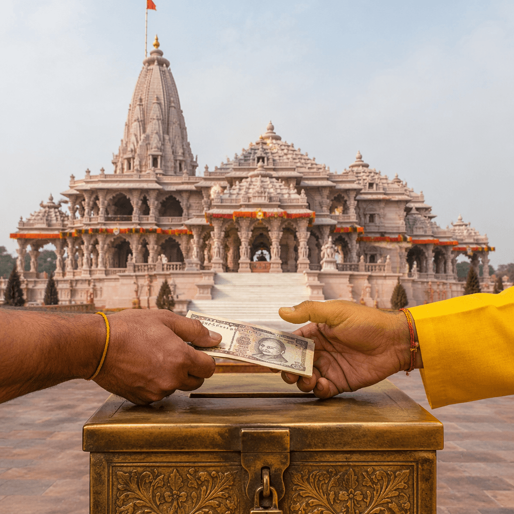 Ayodhya's Ram Temple embroiled in donation controversy · NewsDarpan AI