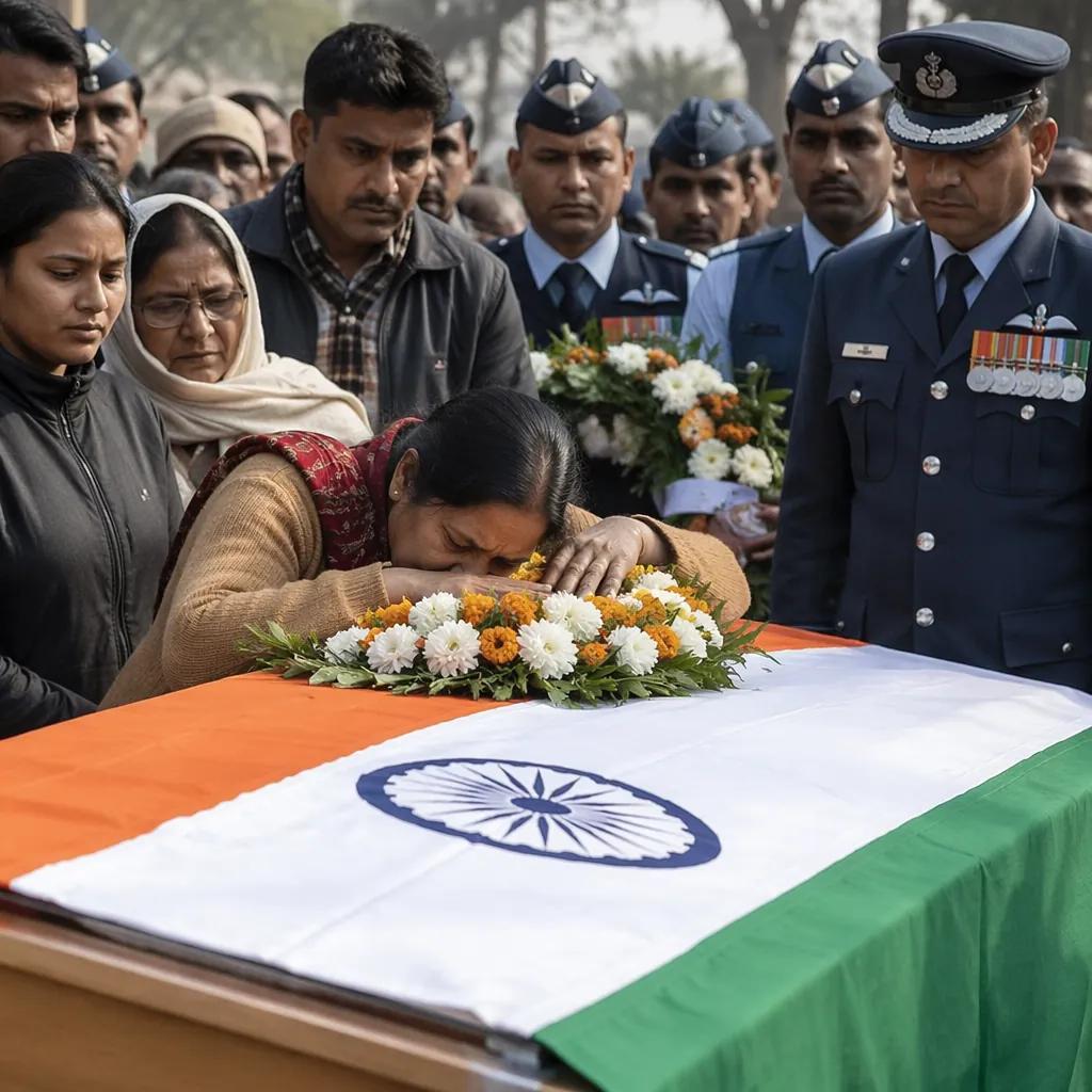 Funeral of Air Force Sergeant Jitendra Sharma held in Aligar · NewsDarpan AI