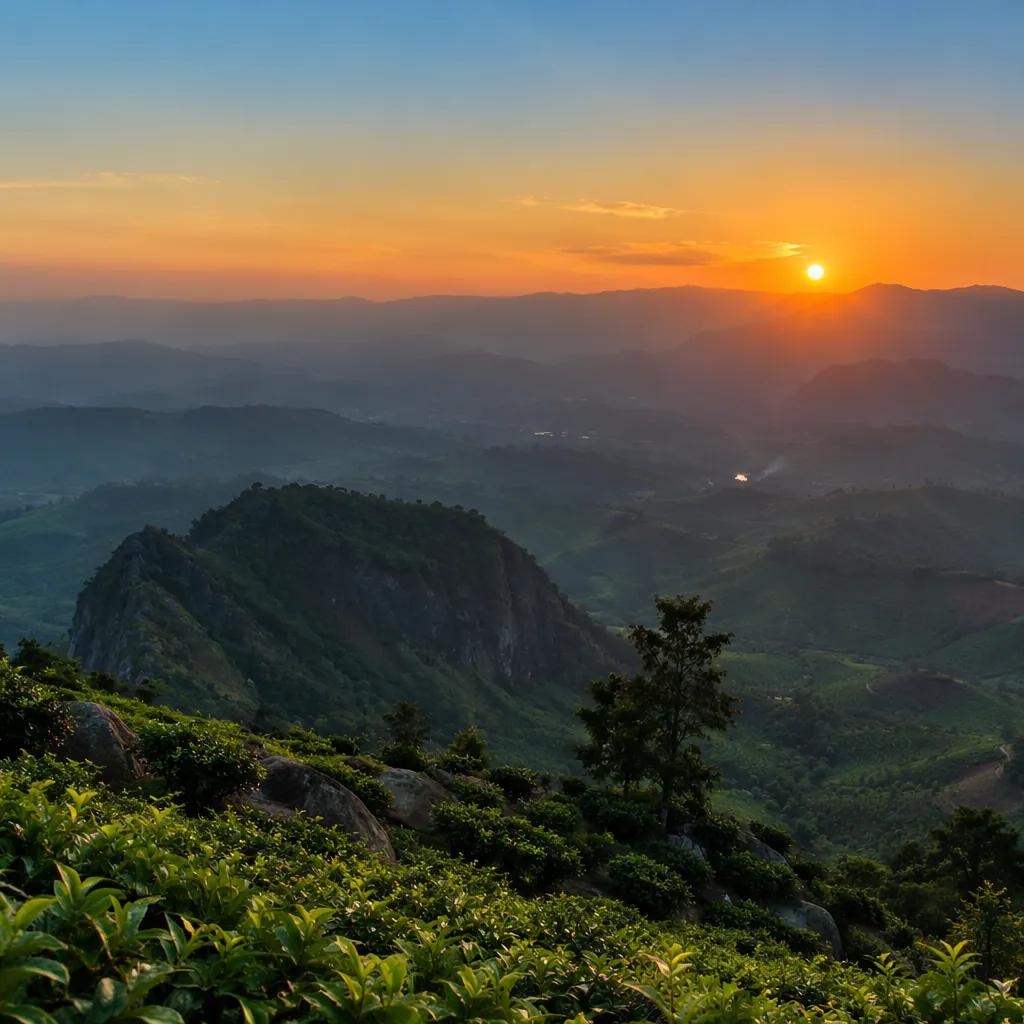 A scenic sunrise view from one of India's top destinations · NewsDarpan AI