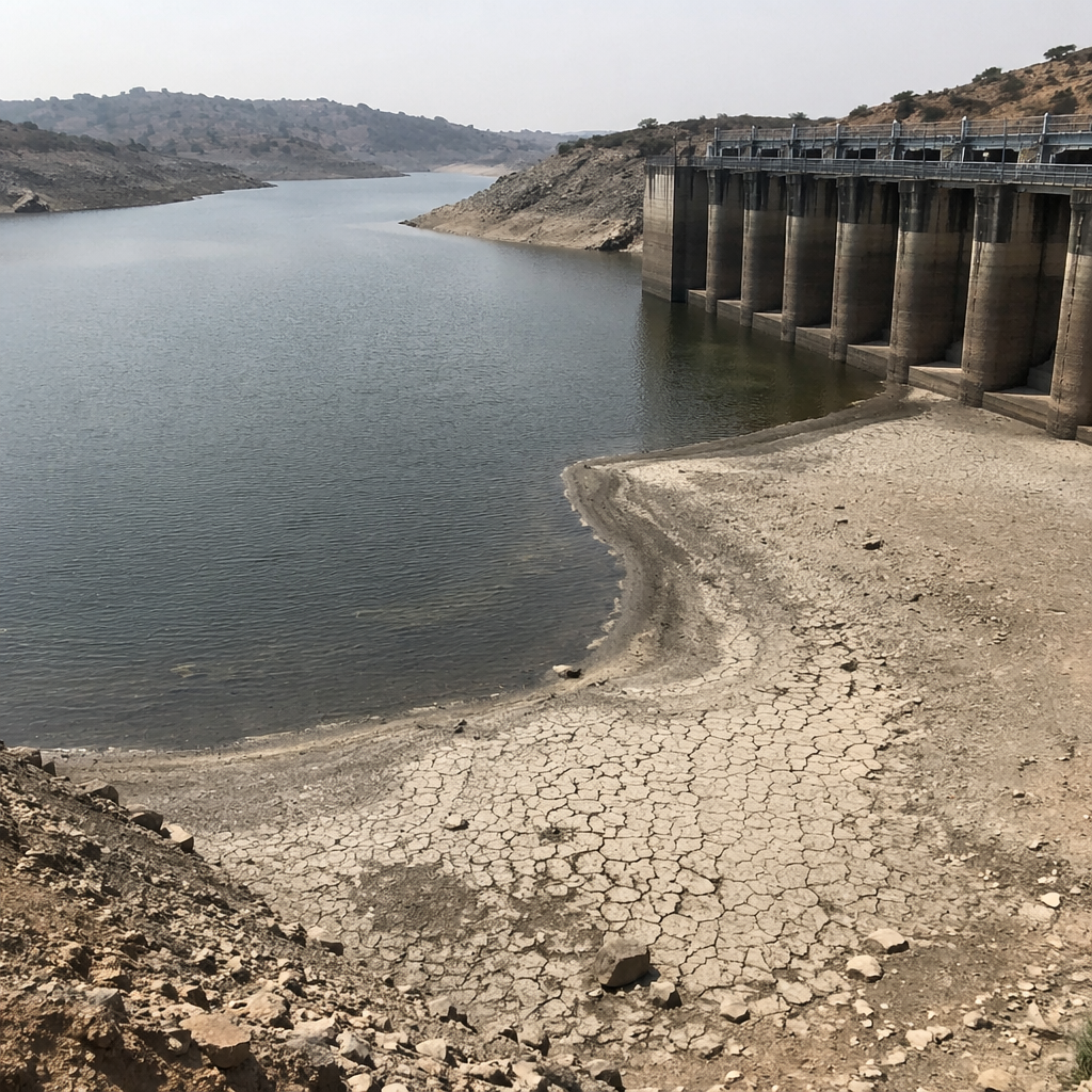 देश के 166 जलाशयों में पानी का स्तर गिरा, 15 बांध गंभीर संकट में