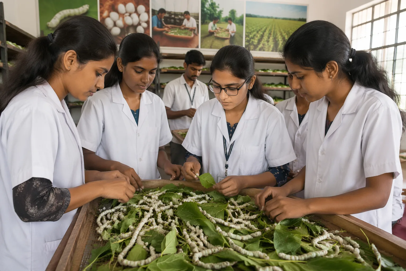 Agricultural Colleges Introduce Sericulture Courses for Sustainable Farming
