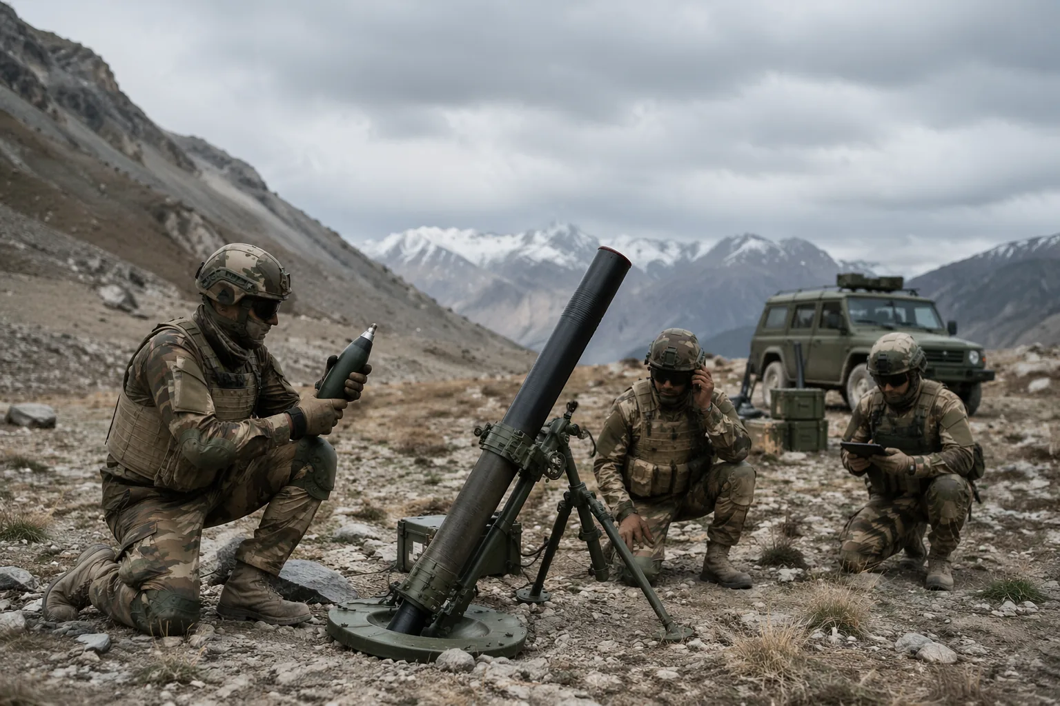 Guided mobile 120mm mortar system tested, brings precision smart shells to the fight