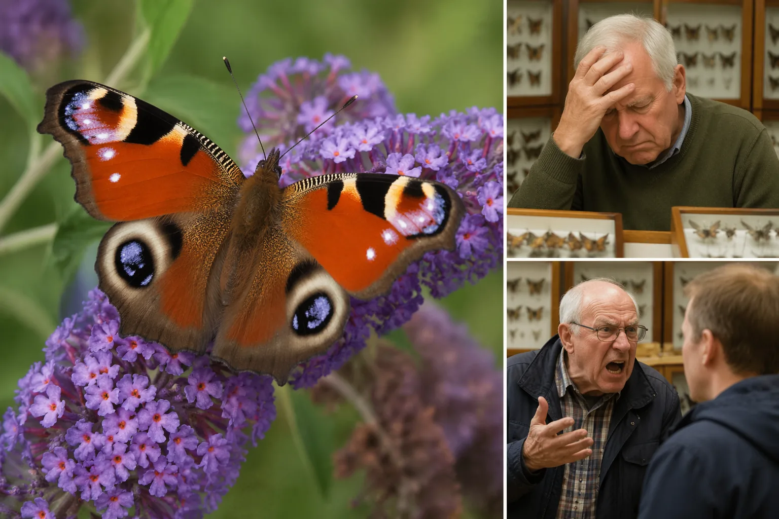 Peacock butterfly wins Britain's favorite insect poll, sparking collector outrage