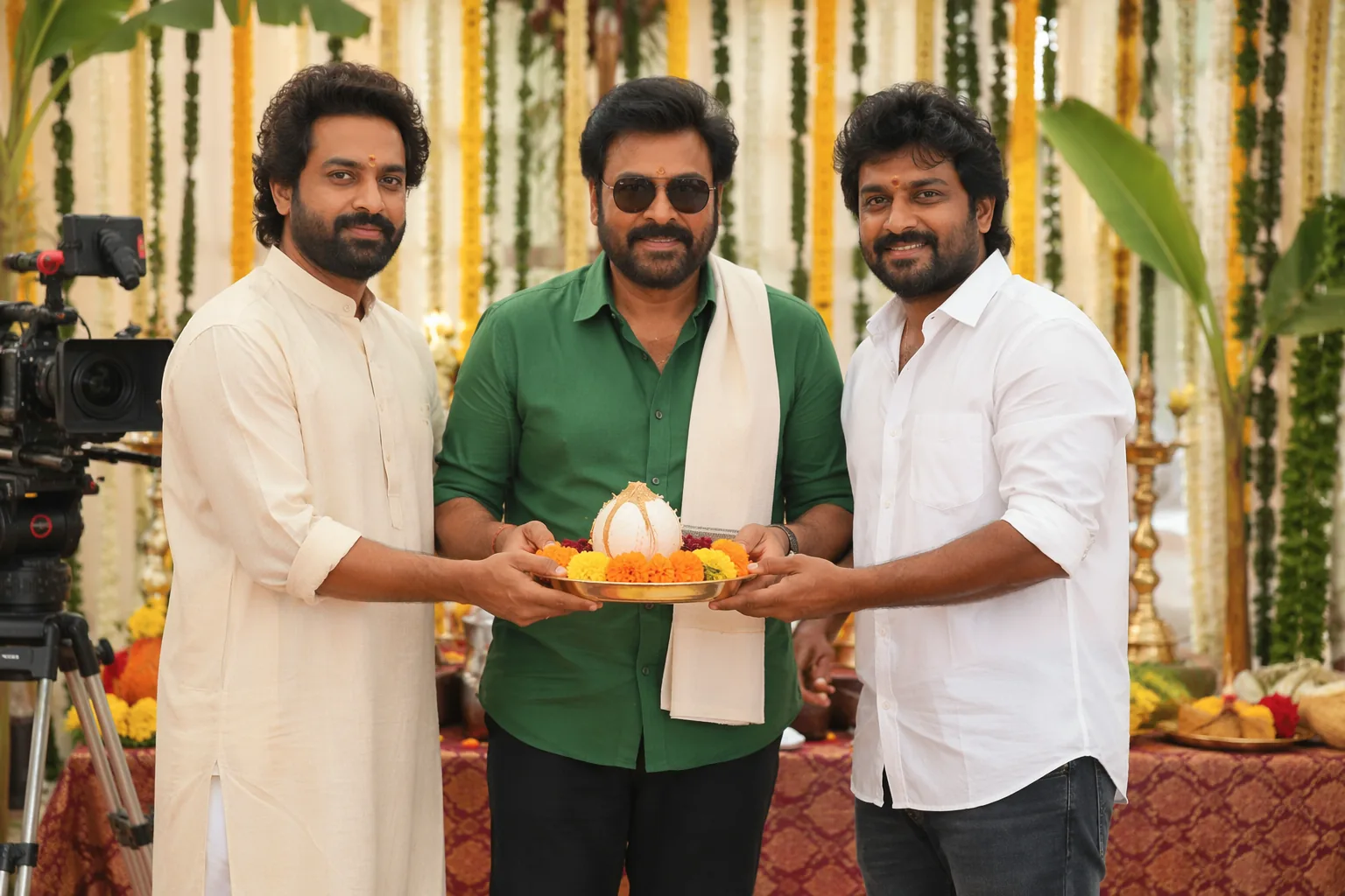 Venkatesh-Kalyan Ram multistarrer begins in grand style; Anil Ravipudi film locks official release date