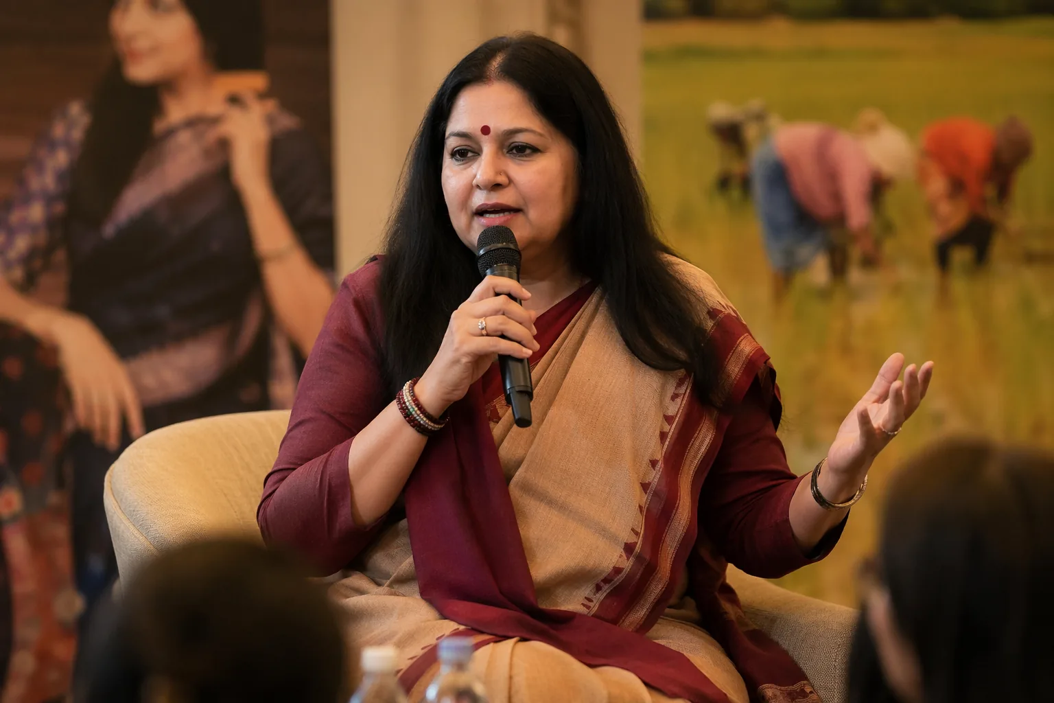 Agnimitra Paul discusses her fashion-to-politics journey at city event