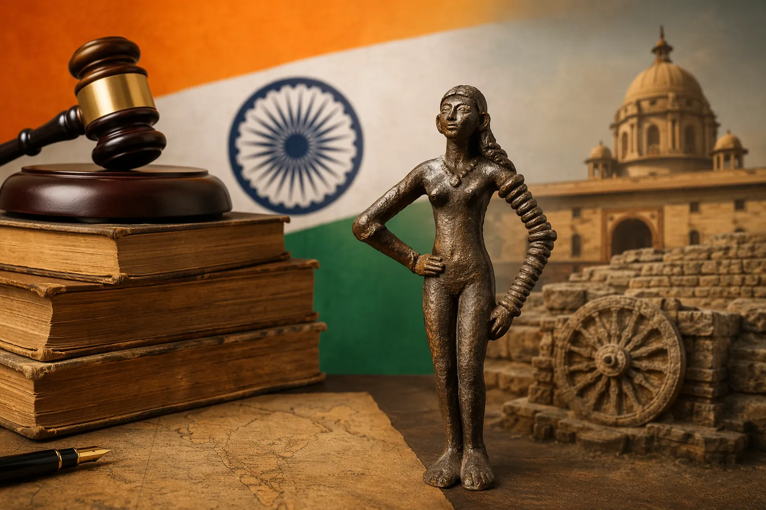UPSC Mains Answer Practice — GS 1: India’s Decolonisation, Nation-building after Independence, and the Harappan ‘Dancing Girl’ Figurine (Week 159)