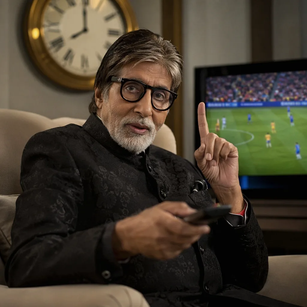 Amitabh Bachchan quips that 24 hours aren't enough, then makes time for FIFA