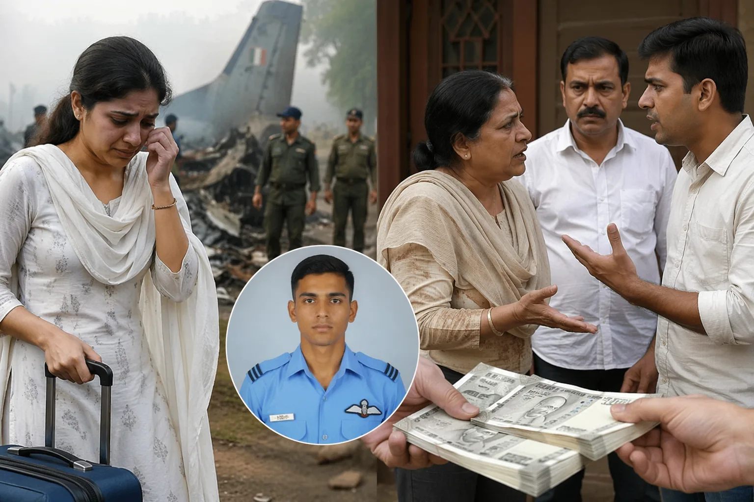 शहीद शुभम की पत्नी 21 लाख लेकर मायके गई, परिवार में विवाद बढ़ा