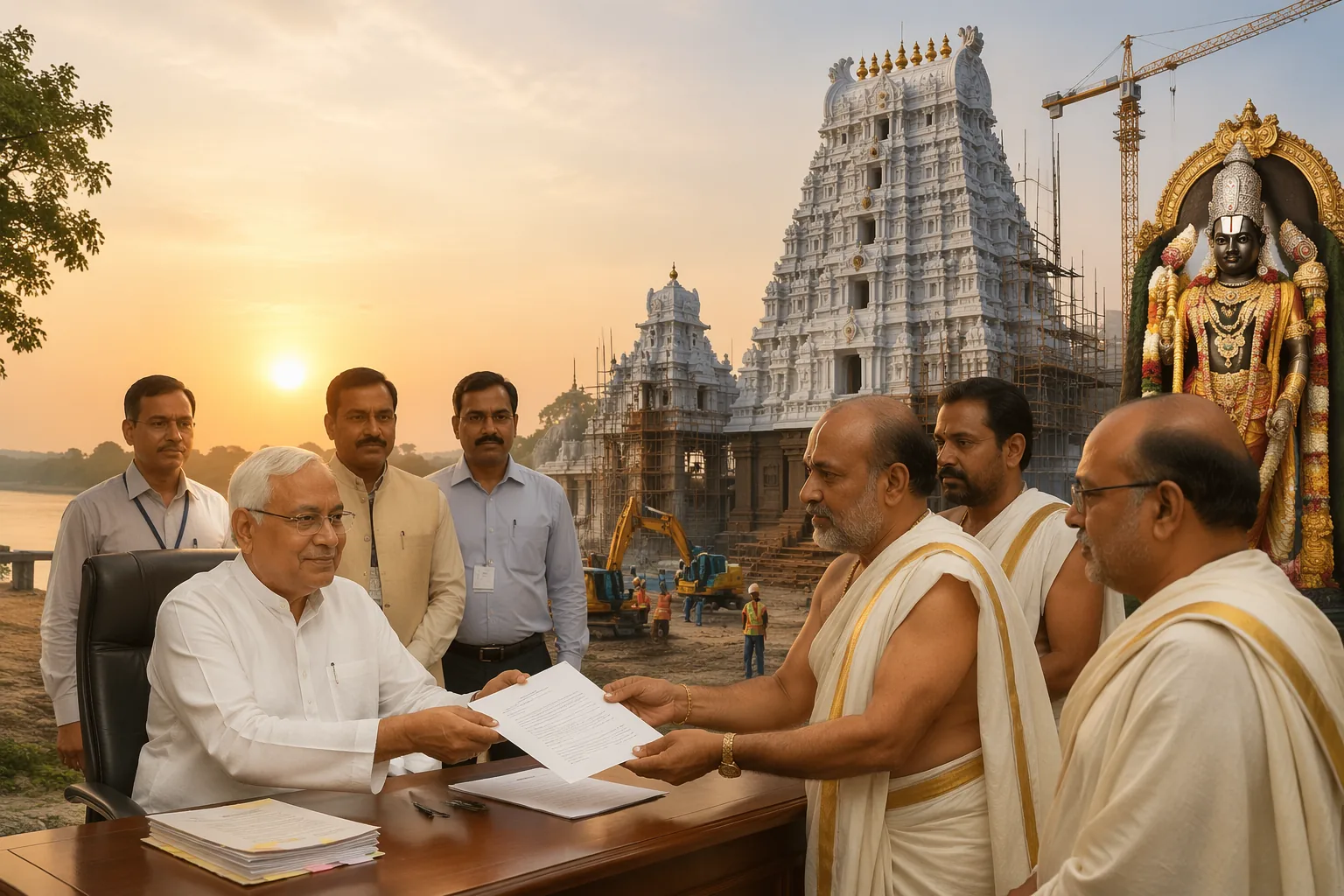 Bihar govt. allocates 15 acres to TTD for construction of Lord Venkateswara temple