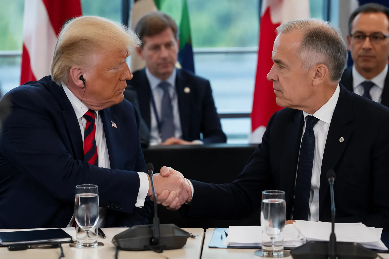 Trump praises Canada’s Chinese EV deal during G7 summit