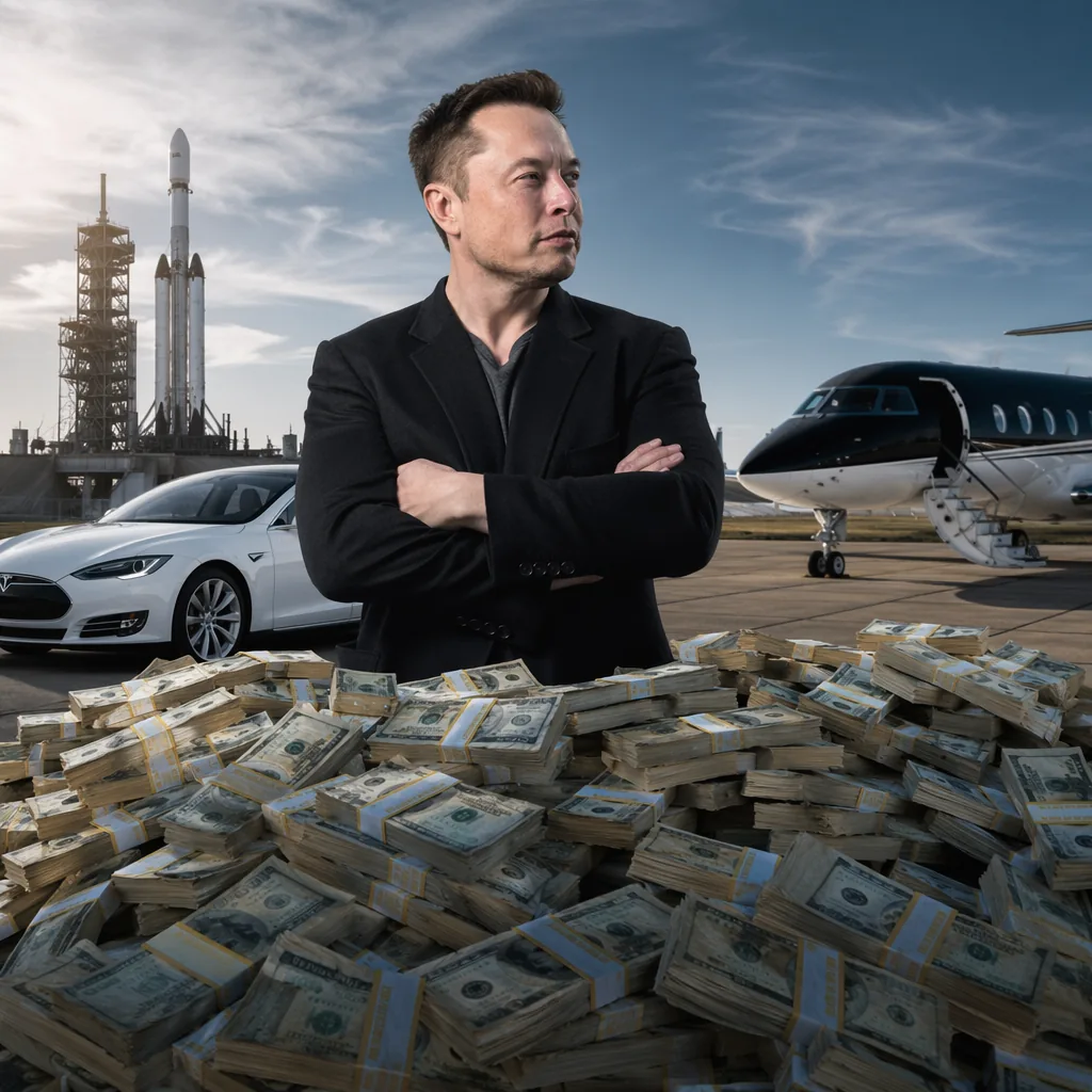 How long would Elon Musk's $1.26 trillion fortune last if he spent $1 million every day?