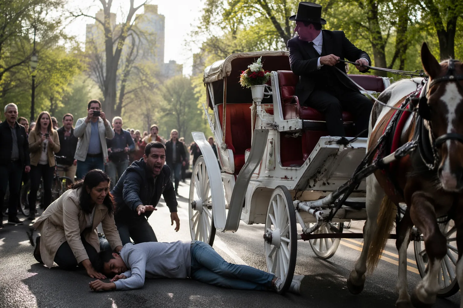 Indian teenager dies in Central Park carriage accident while saving mother