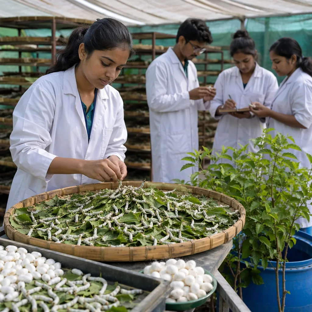 Sericulture courses prepare students for sustainable agricultural entrepreneurship