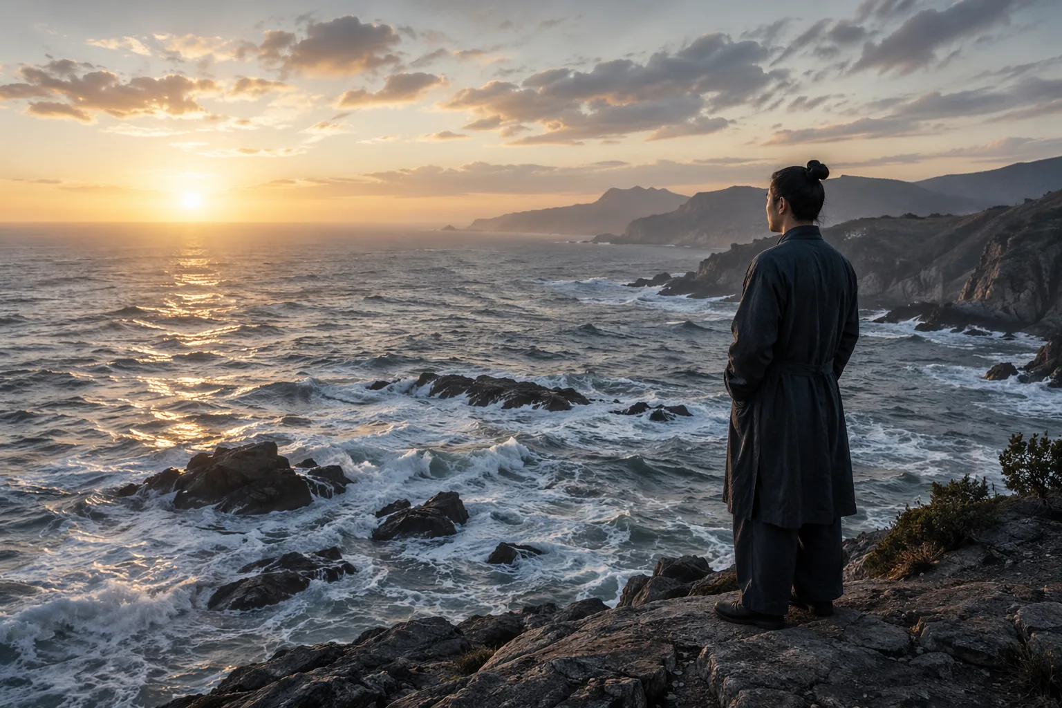 Chinese proverb of the day: “One who has seen the ocean thinks…”