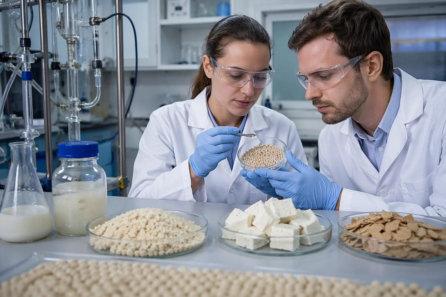 Swiss researchers develop carbon-capturing beads from dairy and tofu waste