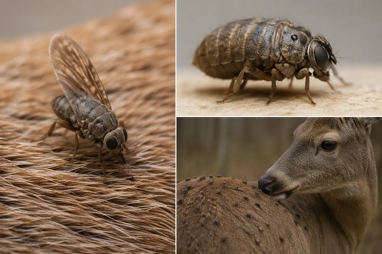 Scientists discover a fly that breaks off its wings after landing on a host and gradually loses its eyesight