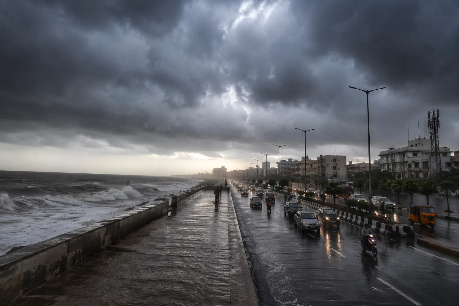 Chennai Cools Down as Rain and Winds Bring Relief from Heat