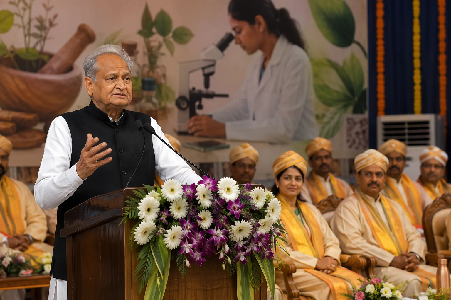 Governor Gehlot Advocates Merging Tradition and Technology for Ayurveda's Global Reach