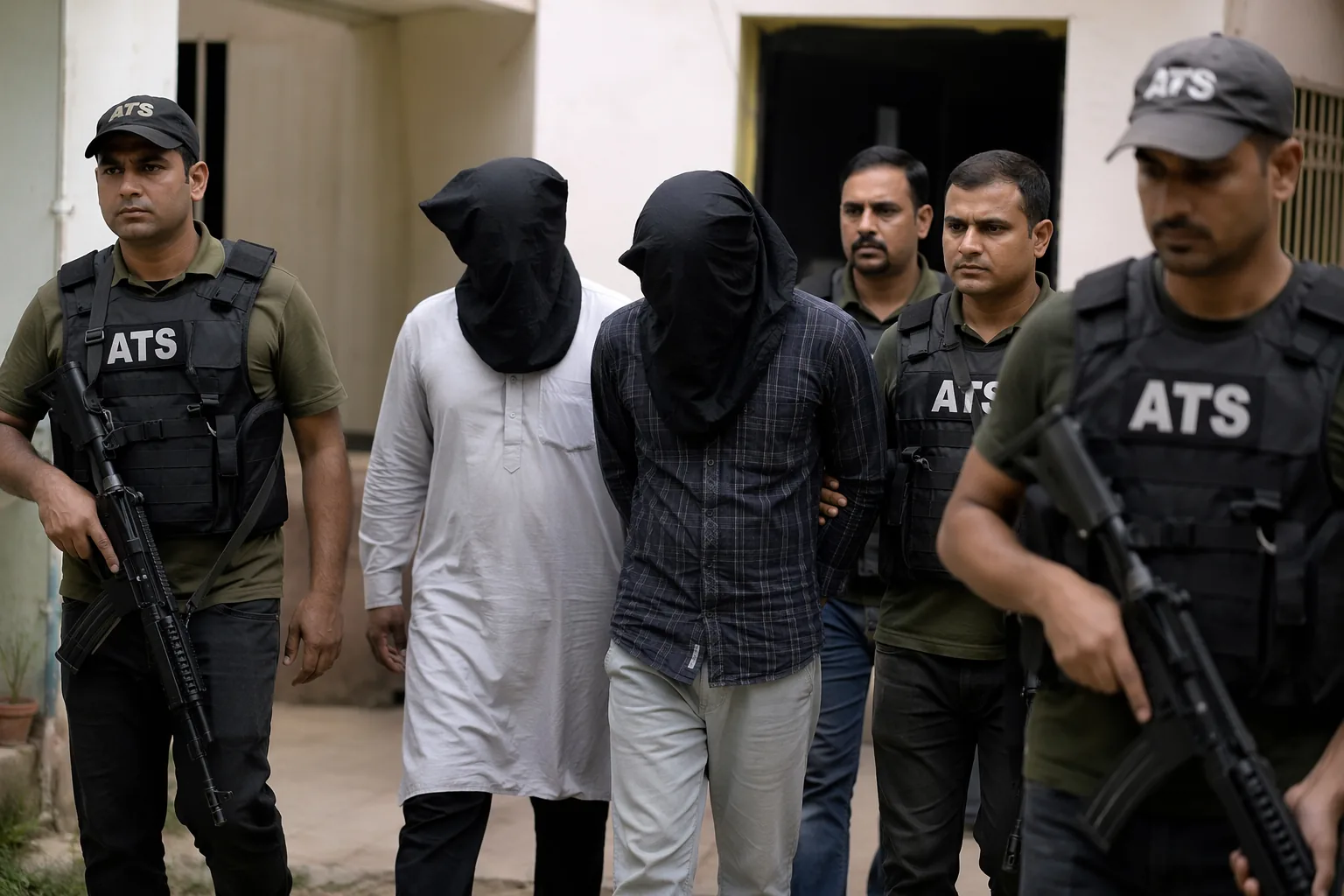 UP ATS Arrests Two Suspected Terrorists Planning Sleeper Cells