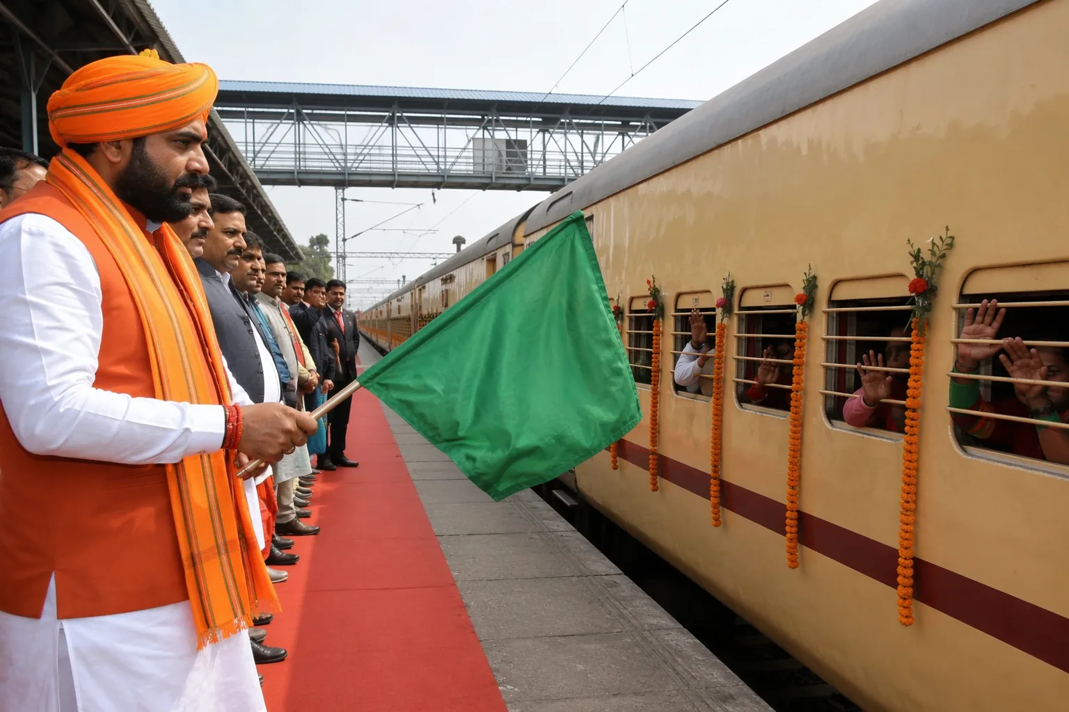 Chief Minister flags off special train for Somnath pilgrimage from Patna