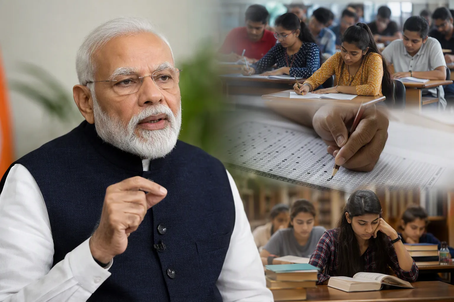 पीएम मोदी ने परीक्षा सुधार बिल पर साझा किया अपना विज़न