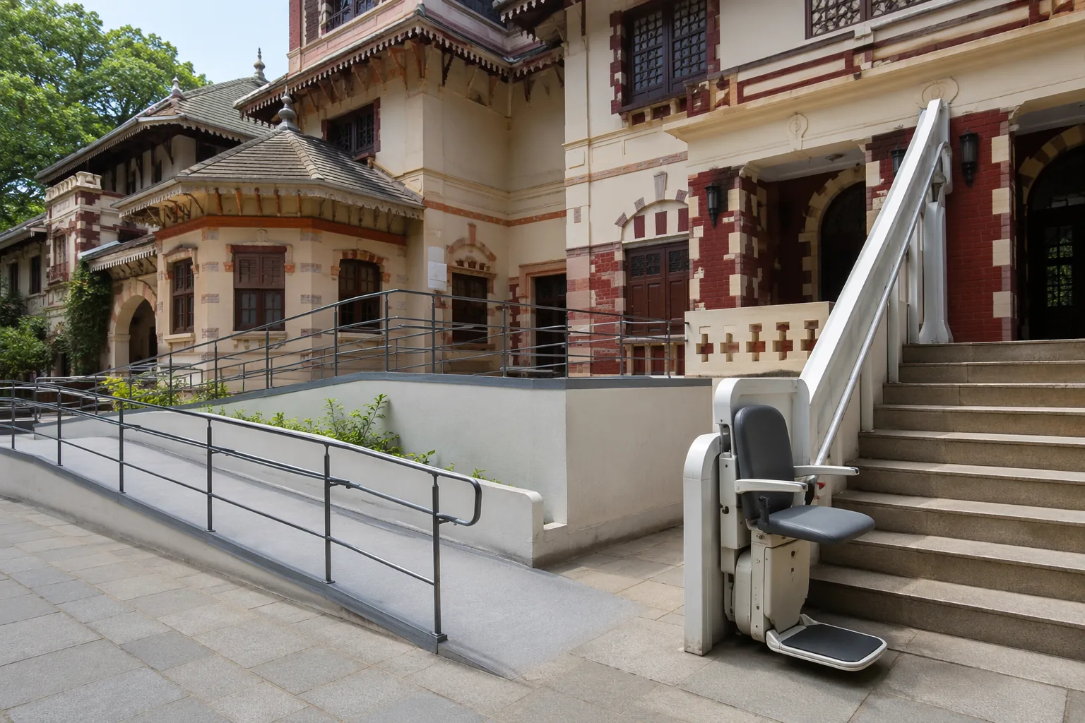 Thiruvananthapuram's Napier Museum Gets Ramp and Stairlift for Accessibility