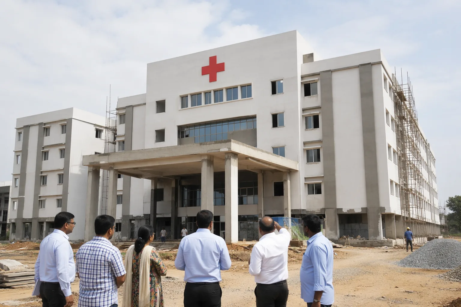 Red Cross cancer hospital in Kakinada reaches 80% completion
